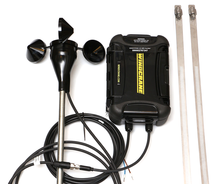 Data Logger Kit for Wind Monitoring on Crawler & Mobile Cranes by WINDCRANE
